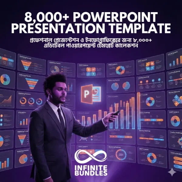 8,000+ PowerPoint Presentation Template Mega Bundle (Infographics & Slides)