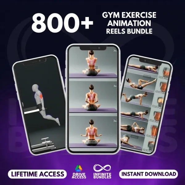 Gym Exercise Animation Reels