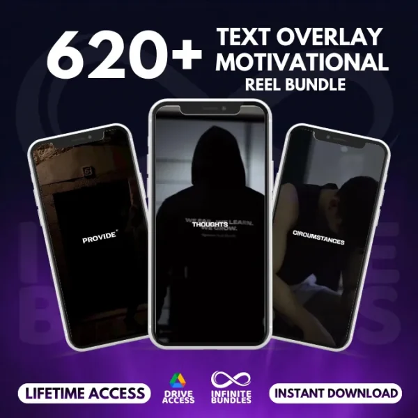 Text Overlay Motivational Reels