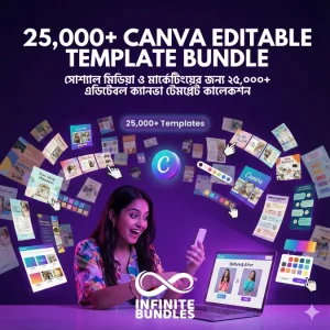 25,000+ Canva Editable Template Mega Bundle (Social Media, Business & Marketing)