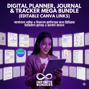 The Ultimate Digital Planner, Journal & Tracker Mega Bundle