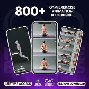 Gym Exercise Animation Reels